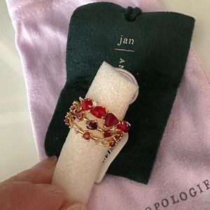 Anthropologie “January” stackable ring